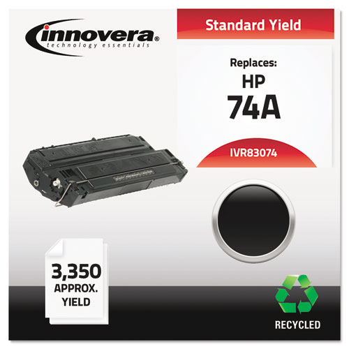 Innovera® Remanufactured 92274A (74A) Toner, Black