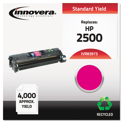 REMANUFACTURED MAGENTA TONER, REPLACEMENT FOR HP 123A (Q3973A), 4,000 PAGE-YIELD