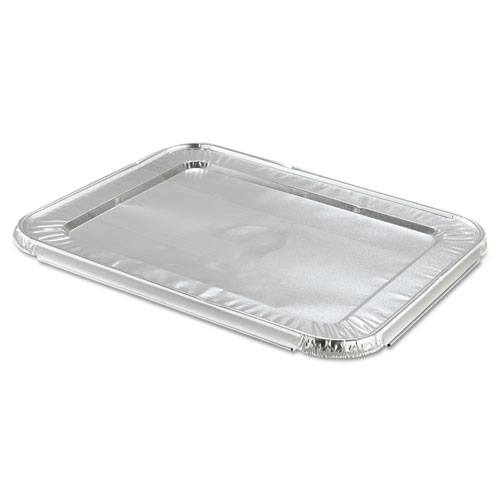 HFA® Steam Pan Foil Lids, Fits Half-Size Pan, 12.81 x 10.44, 100/Carton