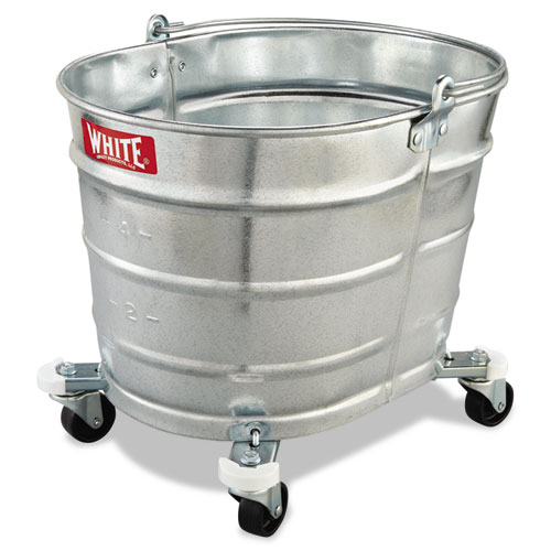 Image of Metal Mop Bucket, 26 qt, Steel