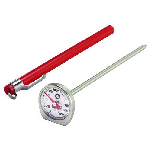 Dishwasher-Safe Industrial-Grade Analog Pocket Thermometer, 0F to 220F ...