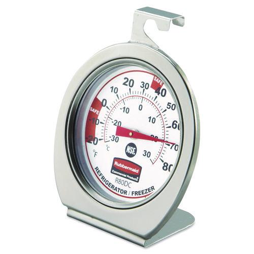 Rubbermaid Commercial Products Refrigerator Freezer Thermometer in the  Refrigerator Parts department at