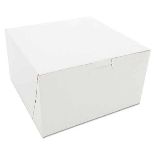 TUCK-TOP BAKERY BOXES, 7 X 7 X 4, WHITE, 250/CARTON