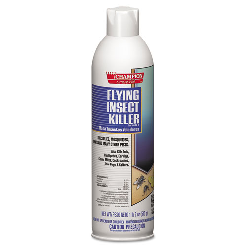 Image of Chase Products Champion Sprayon Flying Insect Killer, 18 Oz Aerosol Spray, 12/Carton