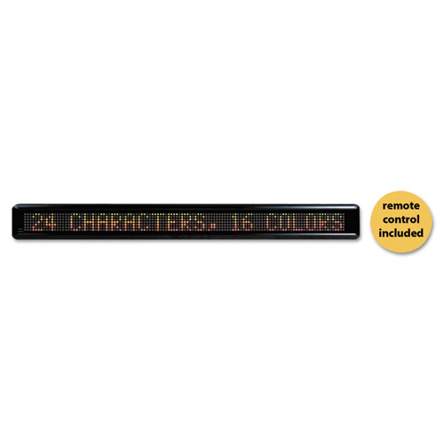 Newon® LED Electronic Moving Message Sign, 39 1/2 x 1 7/8 x 4 1/2