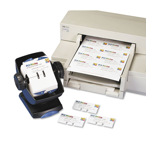 Image of Avery® Small Rotary Cards, Laser/Inkjet, 2.17 X 4, White, 8 Cards/Sheet, 400 Cards/Box