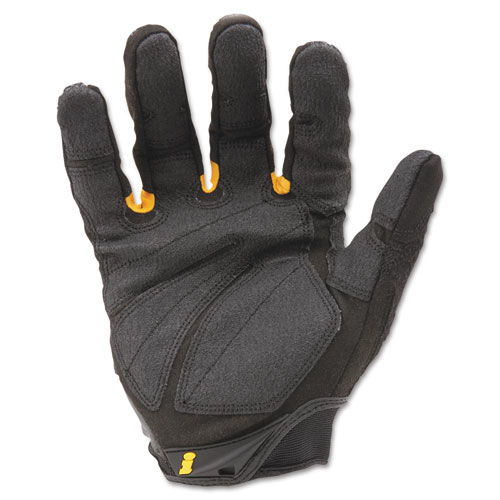 SuperDuty Gloves, X-Large, Black/Yellow, 1 Pair