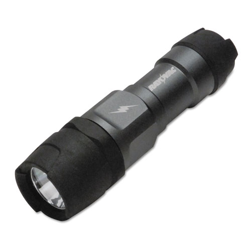 Image of Virtually Indestructible LED Flashlight, 3 AAA Batteries (Included), Black