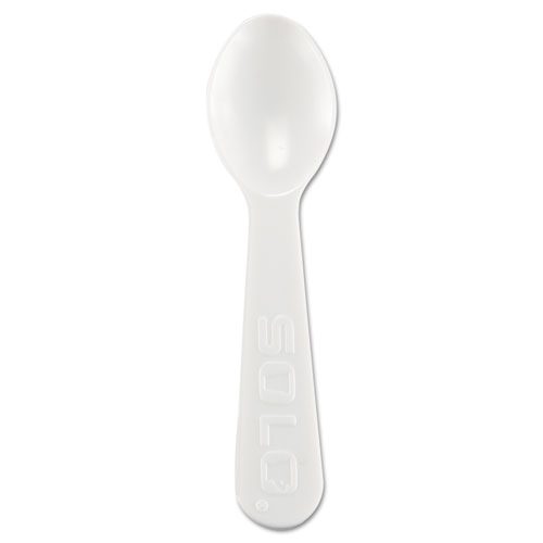 Lightweight Plastic Taster Spoon, White, 3,000/Carton