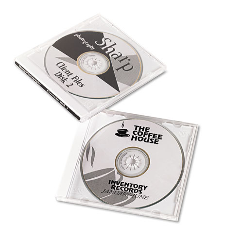 Laser CD Labels, Matte White, 50/Pack