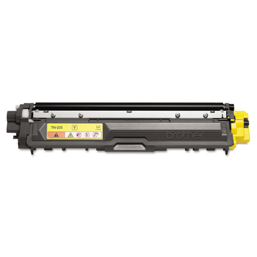 Image of Brother Tn225Y High-Yield Toner, 2,200 Page-Yield, Yellow