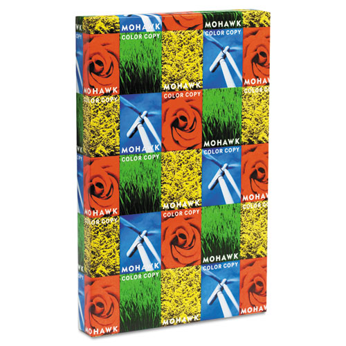 Image of Mohawk Color Copy 98 Paper And Cover Stock, 98 Bright, 28 Lb Bond Weight, 18 X 12, Bright White, 500/Ream