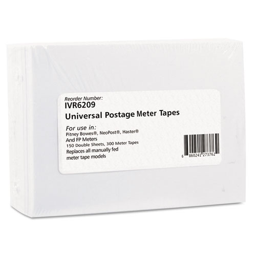 Image of Postage Labels, 3.5 x 5.25, White, 2/Sheet, 150 Sheets/Box