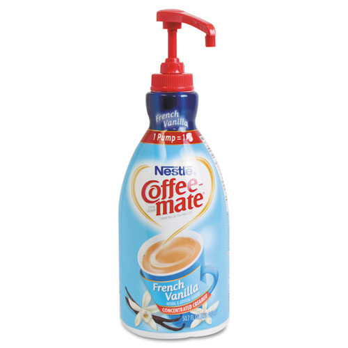 Coffee-mate® Liquid Coffee Creamer, French Vanilla, 1500mL Pump Bottle