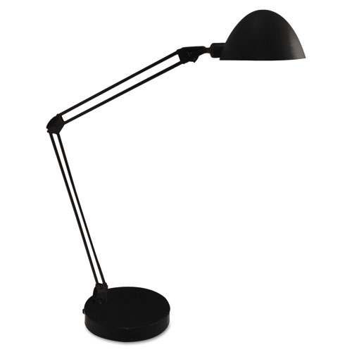LED Desk and Task Lamp, 5W, 5.5"w x 13.38"d x 21.25"h, Black | by Plexsupply