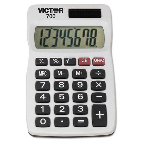 Victor® 700 Pocket Calculator, 8-Digit LCD