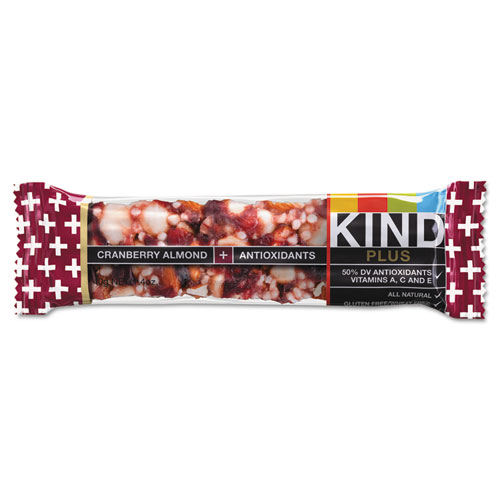Image of Plus Nutrition Boost Bar, Cranberry Almond and Antioxidants, 1.4 oz, 12/Box