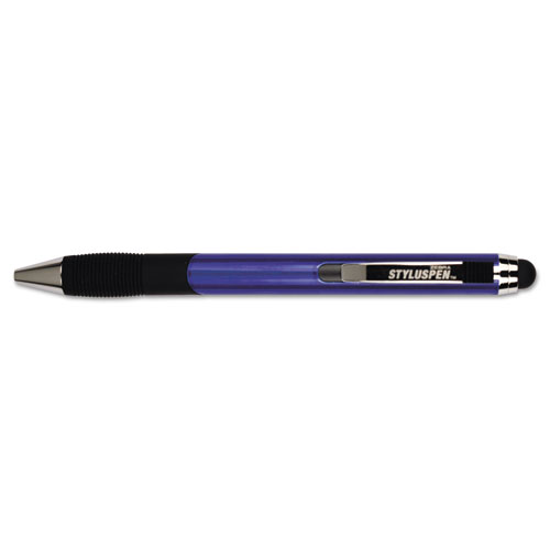Stylus/pen, retractable, 1.0mm, navy blue, sold as 1 each
