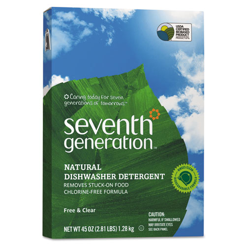 Seventh Generation Free & Clear Automatic Dishwasher Powder, NonToxic