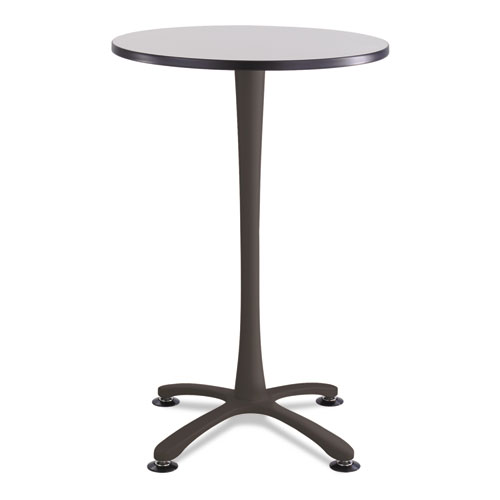 Cha-Cha Bistro Height Table Base, X-Style, Steel, 42" High, Black