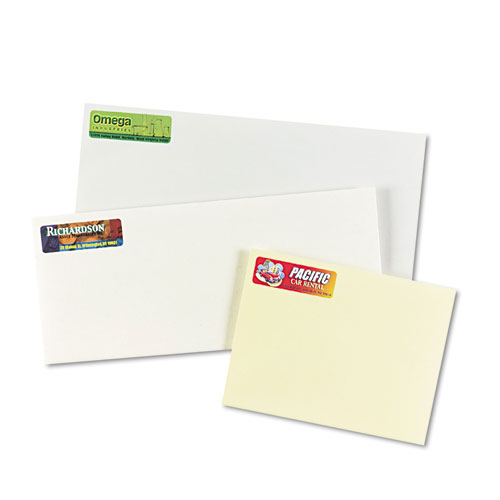 Image of Avery® Vibrant Laser Color-Print Labels W/ Sure Feed, 0.75 X 2.25, White, 750/Pk