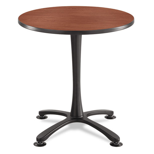 Cha-Cha Sitting Height Table Base, X-Style, Steel, 29" High, Black