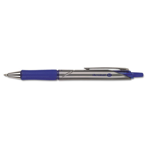 Pilot® Acroball Pro Ball Point Retractable Pen, Black Ink, 1mm, Dozen