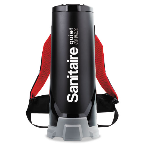 Sanitaire® TRANSPORT QuietClean HEPA Backpack Vacuum SC535A, 10 qt Tank Capacity, Black
