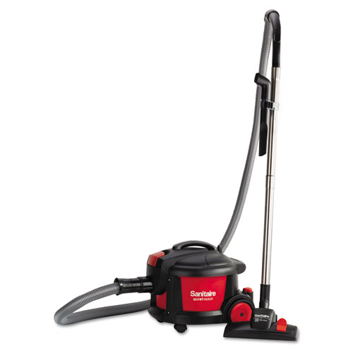 Image of Sanitaire® Extend Top-Hat Canister Vacuum Sc3700A, 9 A Current, Red/Black