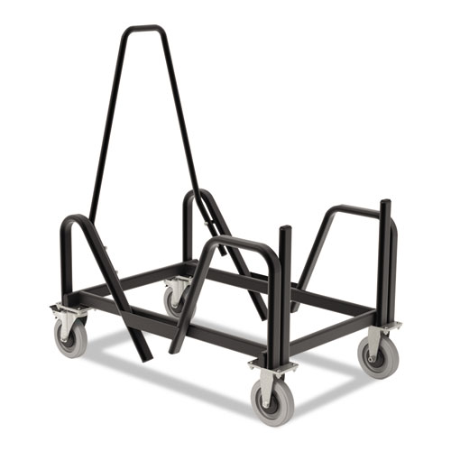 Motivate Seating Cart High-Density Stacking Chairs, 21.38w x 34.25d x 36.63h, Black