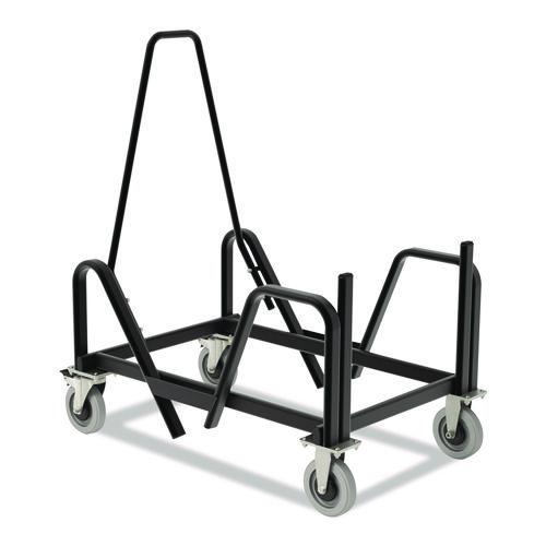 HON® Motivate Seating Cart High-Density Stacking Chairs, 21.38w x 34.25d x 36.63h, Black