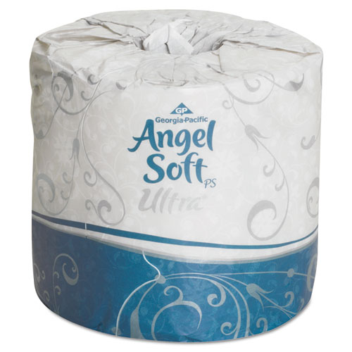400 Sheets per Roll 12 Rolls Ultra Toilet Paper 2-Ply 