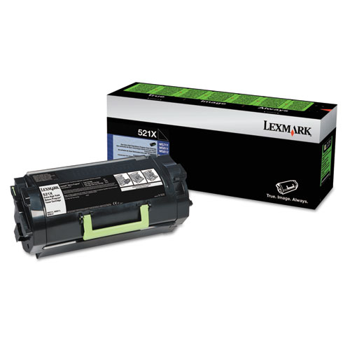 Image of Lexmark™ 52D1X00 Extra High-Yield Toner, 45,000 Page-Yield, Black