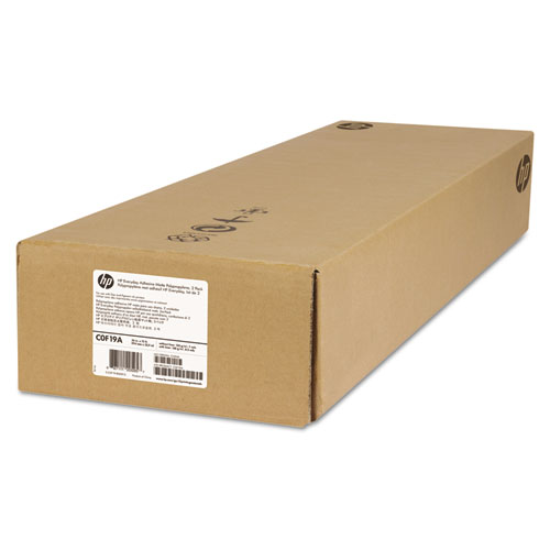 Image of Hp Everyday Adhesive Matte Polypropylene, 2" Core, 36" X 75 Ft, Matte White, 2/Pack