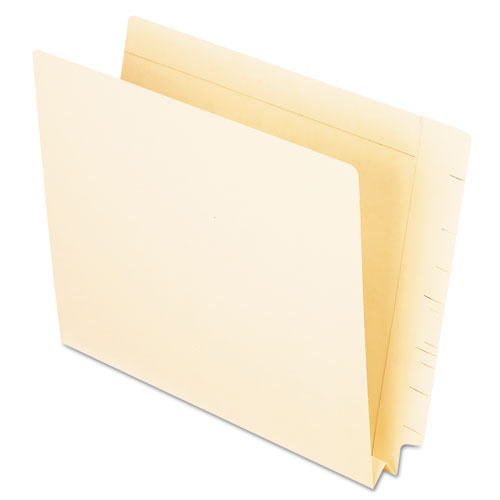 Pendaflex® Manila End Tab Expansion Folders, Straight Tabs, Legal Size, 1.5" Expansion, Manila, 50/Box
