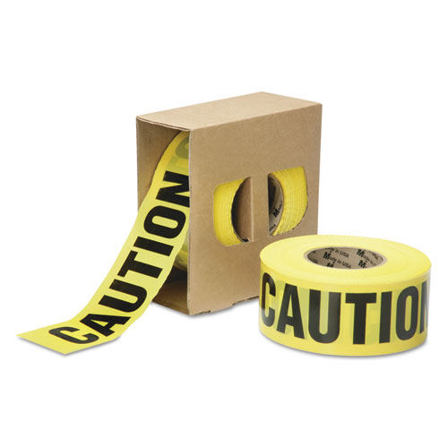 9905016134243, SKILCRAFT, Caution Barricade Tape, 3 mil Thick, 3 w x 1,000 ft, Roll