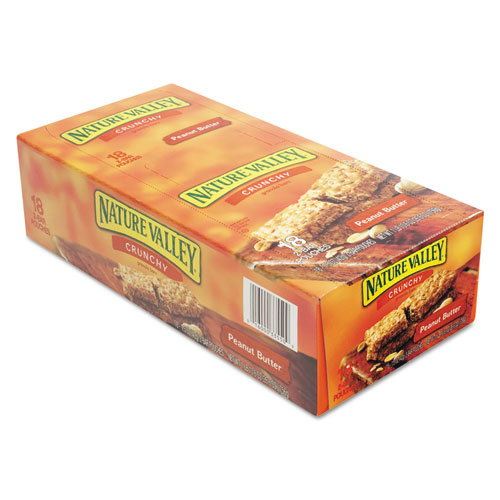 Image of Granola Bars, Peanut Butter Cereal, 1.5 oz Bar, 18/Box