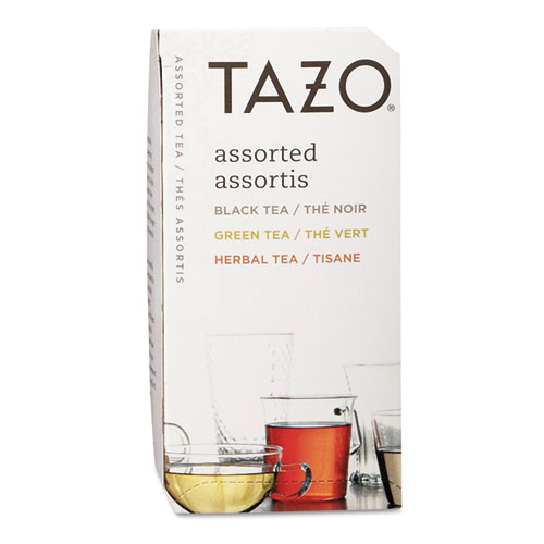 Tazo® Assorted Tea Bags, Three Each Flavor, 24/Box