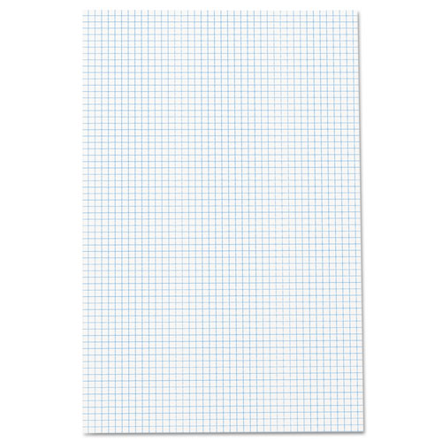 Quadrille Pads, 4 sq/in Quadrille Rule, 11 x 17, White, 50 Sheets | by Plexsupply