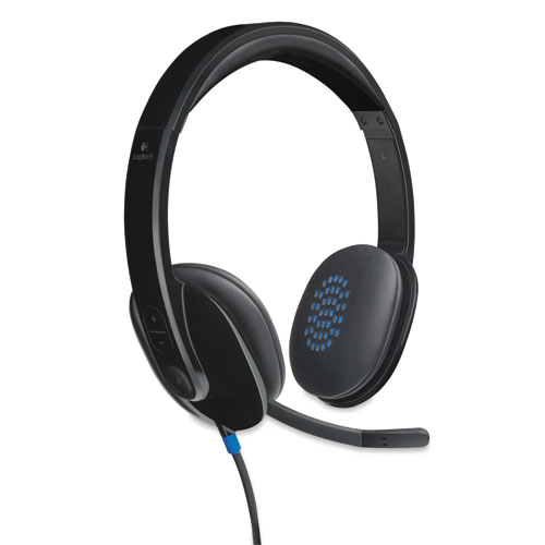 H540 Corded Headset, Usb, Black