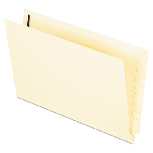 MANILA END TAB EXPANSION FOLDERS WITH TWO FASTENERS, 11-PT., 2-PLY STRAIGHT TABS, LEGAL SIZE, 50/BOX