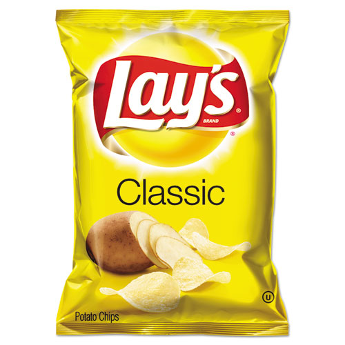 Regular Potato Chips, 1.5 Oz Bag, 64/carton