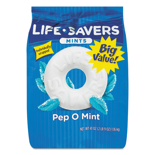 LifeSavers® Hard Candy Mints, Pep-O-Mint, 44.93 oz Bag