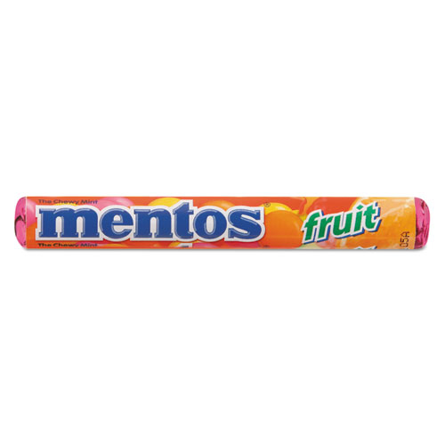 Mentos® Chewy Mints, 1.32 oz, Mint, 15 Rolls/Box