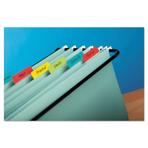 2" Angled Tabs, 1/5-Cut Tabs, Assorted Colors, 2" Wide, 24/Pack