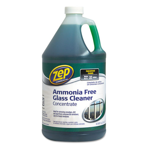 Zep Commercial® Ammonia-Free Glass Cleaner, Agradable Scent, 1 gal Bottle