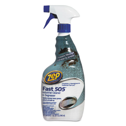 Zep Commercial® Fast 505 Cleaner & Degreaser, Lemon Scent, 32 oz Spray Bottle