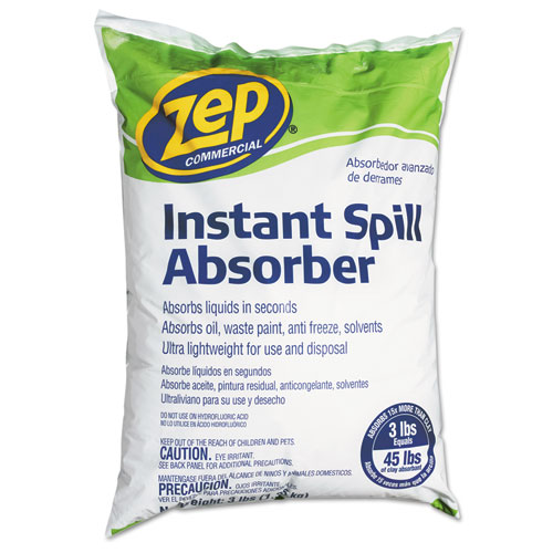 Zep Commercial® Instant Spill Absorber, 3-lb Bag