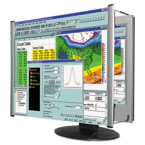 LCD Monitor Magnifier Filter, Fits 22" Widescreen LCD, 16:9/16:10 Aspect Ratio
