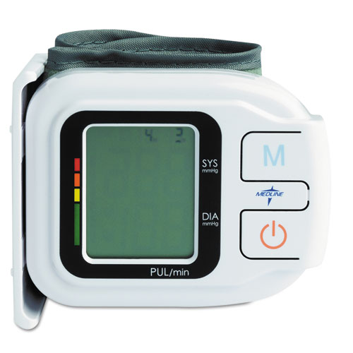 Image of Automatic Digital Wrist Blood Pressure Monitor, One Size Fits All